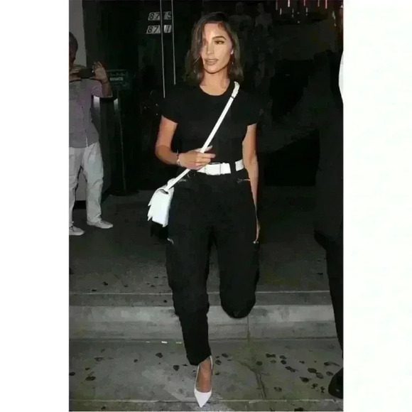 NWT I.AM.GIA Ursa Black Noir Convertible Cargo Pants, XS - Picture 7 of 15